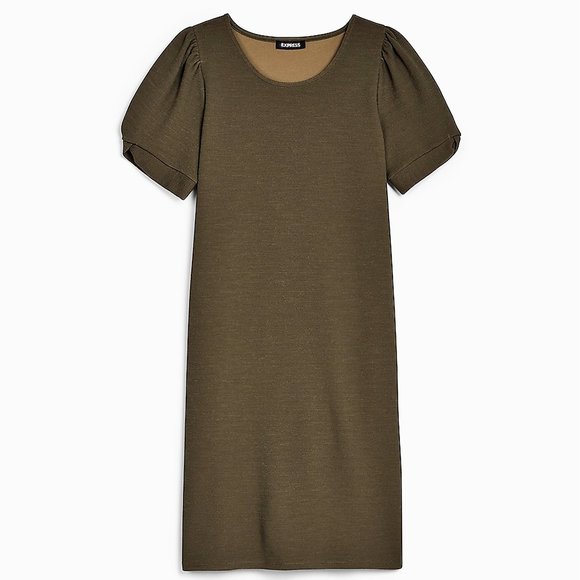 Amazing Puff Sleeve Shift Dress *NEW WITH TAGS* Size XS-XXS - Picture 4 of 16